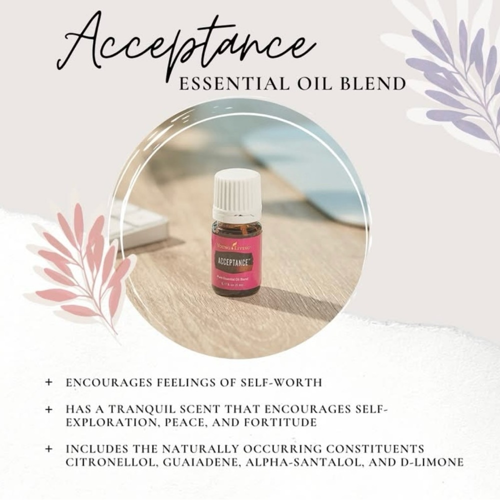 Young Living Acceptance Essential Oil Blend 5ml- Brand New Unopened - Picture 8 of 8